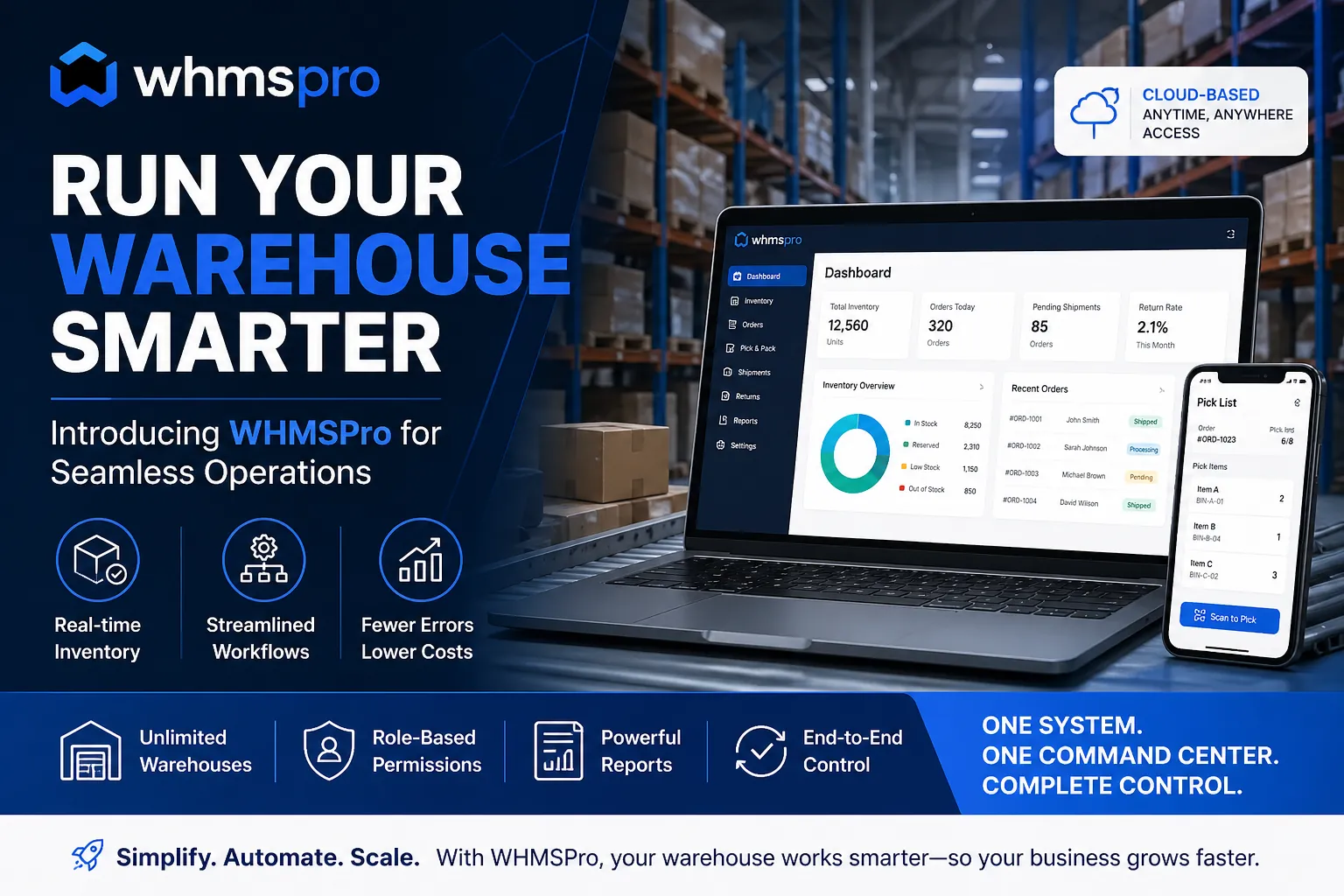 Run Your Warehouse Smarter with WHMSPro: The All-in-One Solution for Seamless Operations