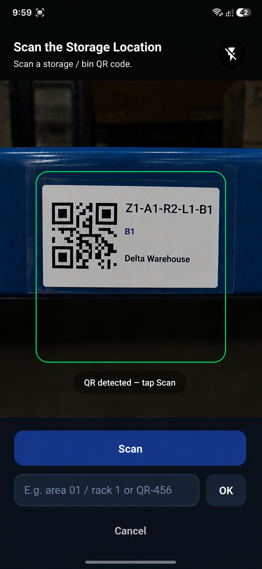 Assign to Storage Location and Complete Packaging