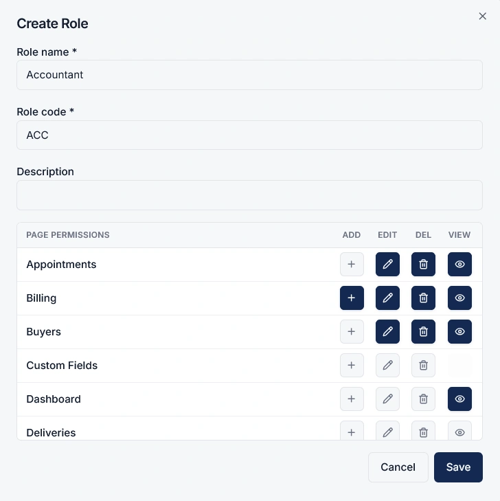 Page permissions and access control preview
